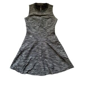 Madewell Dress Gray Women's 2 Womens Back Zipper Sleeveless Style B5376
